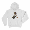Jaydes Cartoon Character Unisex Hoodie White