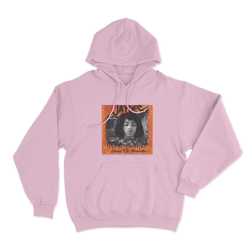 Jaydes Count Up Dracula Unisex Hoodie Pink Jaydes Count Up Dracula Unisex Hoodie Pink