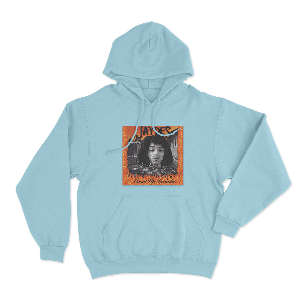 Jaydes Count Up Dracula Unisex Hoodie Sky Blue Jaydes Count Up Dracula Unisex Hoodie Sky Blue
