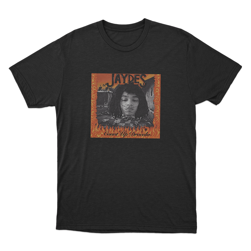 Jaydes Count Up Dracula Unisex T Shirt Black Jaydes Count Up Dracula Unisex T Shirt Black