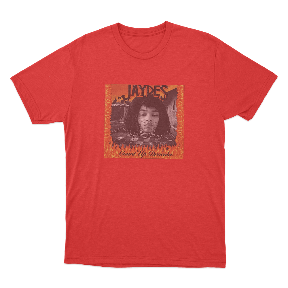 Jaydes Count Up Dracula Unisex T Shirt Red Jaydes Count Up Dracula Unisex T Shirt Red