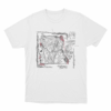 Jaydes Heartpacing Sketch Unisex T Shirt White