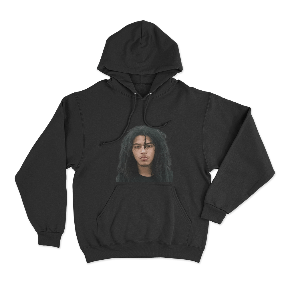 Jaydes Mugshot Portrait Unisex Hoodie Black Jaydes Mugshot Portrait Unisex Hoodie Black