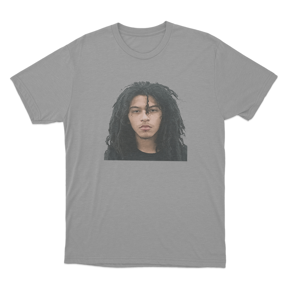 Jaydes Mugshot Portrait Unisex T Shirt Grey Jaydes Mugshot Portrait Unisex T Shirt Grey