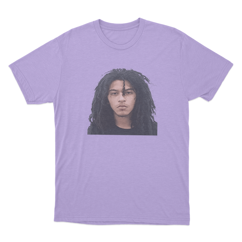 Jaydes Mugshot Portrait Unisex T Shirt Purple Jaydes Mugshot Portrait Unisex T Shirt Purple