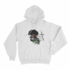 Jaydes Phat Christ Cover Unisex Hoodie White