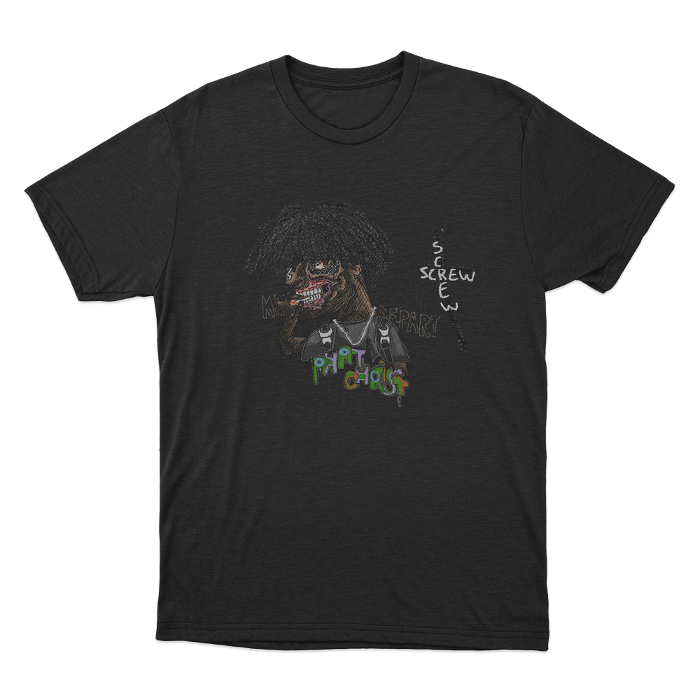 Jaydes Phat Christ Cover Unisex T Shirt Black Jaydes Phat Christ Cover Unisex T Shirt Black