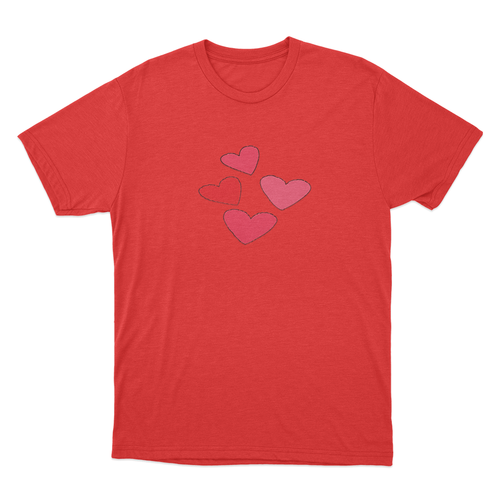 Jaydes romanticism Cover Unisex T Shirt Red Jaydes romanticism Cover Unisex T Shirt Red